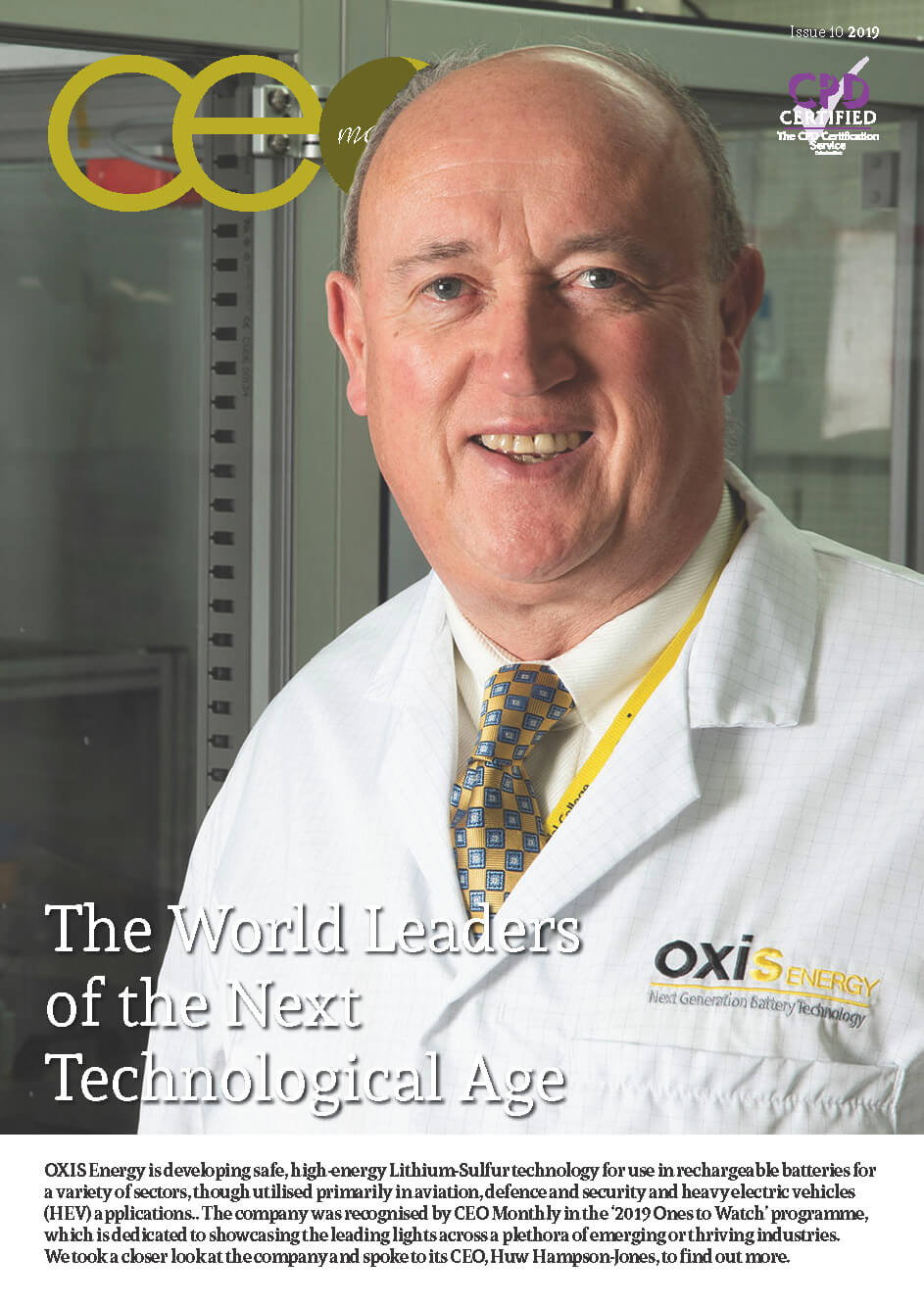 Magazine cover image - Issue 10 2019 | CEO Monthly