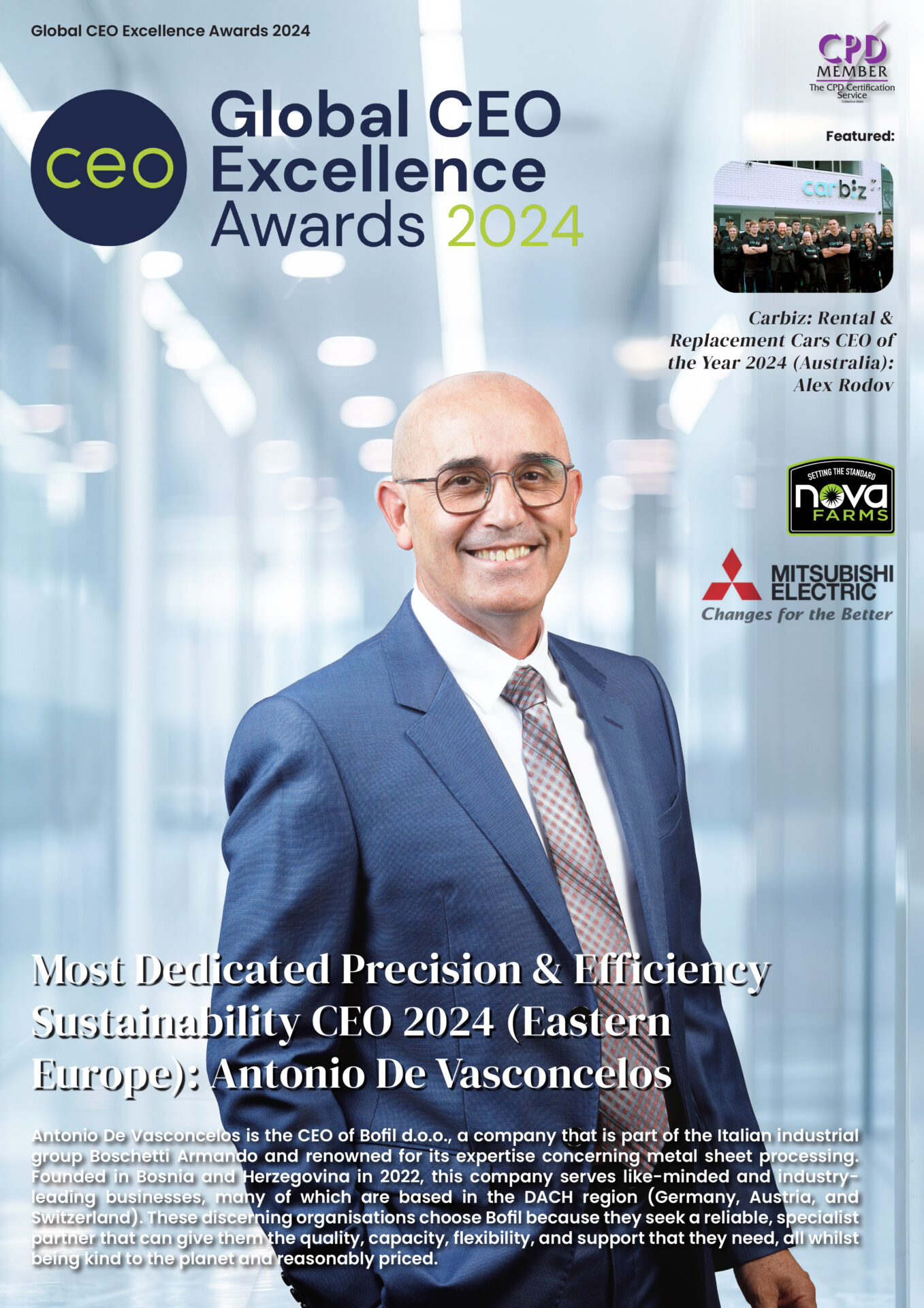 Winners supplement cover image - Global CEO Excellence Awards | CEO Monthly