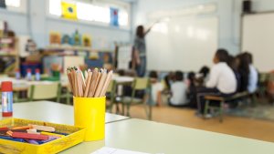 Primary school classroom