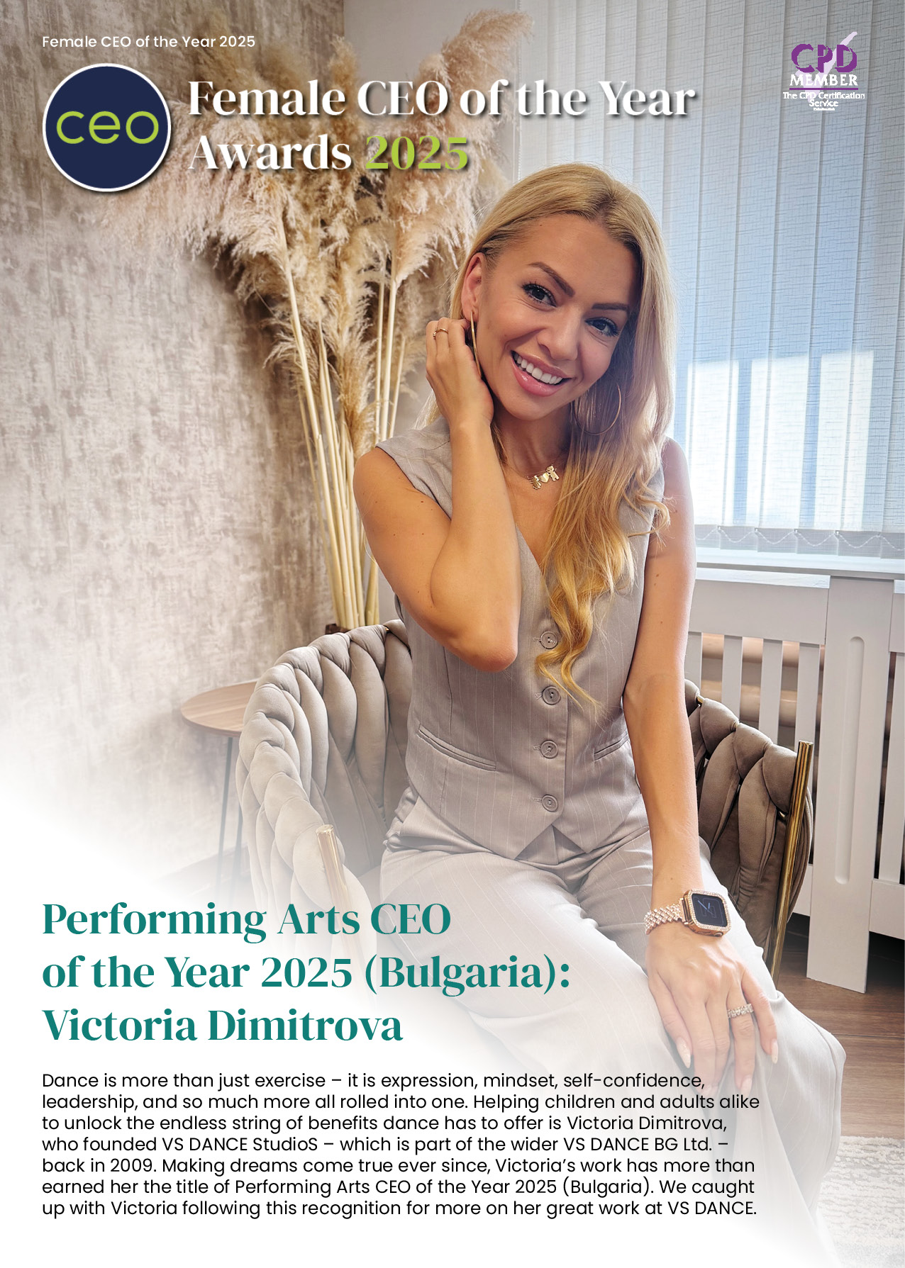 Winners supplement cover image - Female CEO of the Year Awards | CEO Monthly