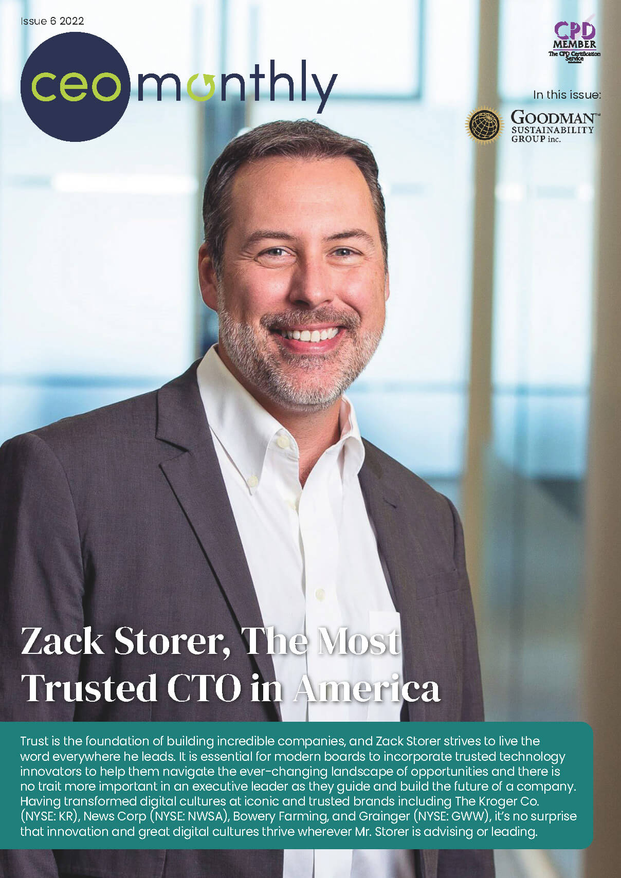 Magazine cover image - Issue 6 2022 | CEO Monthly