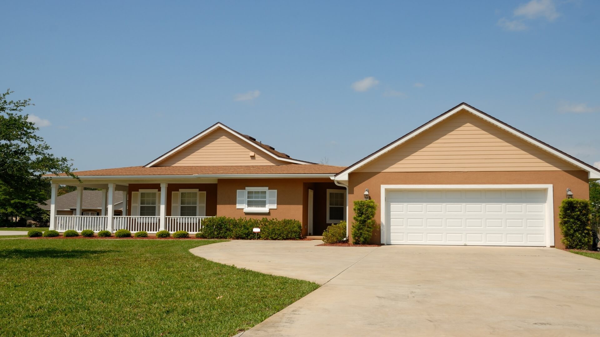 House and driveway