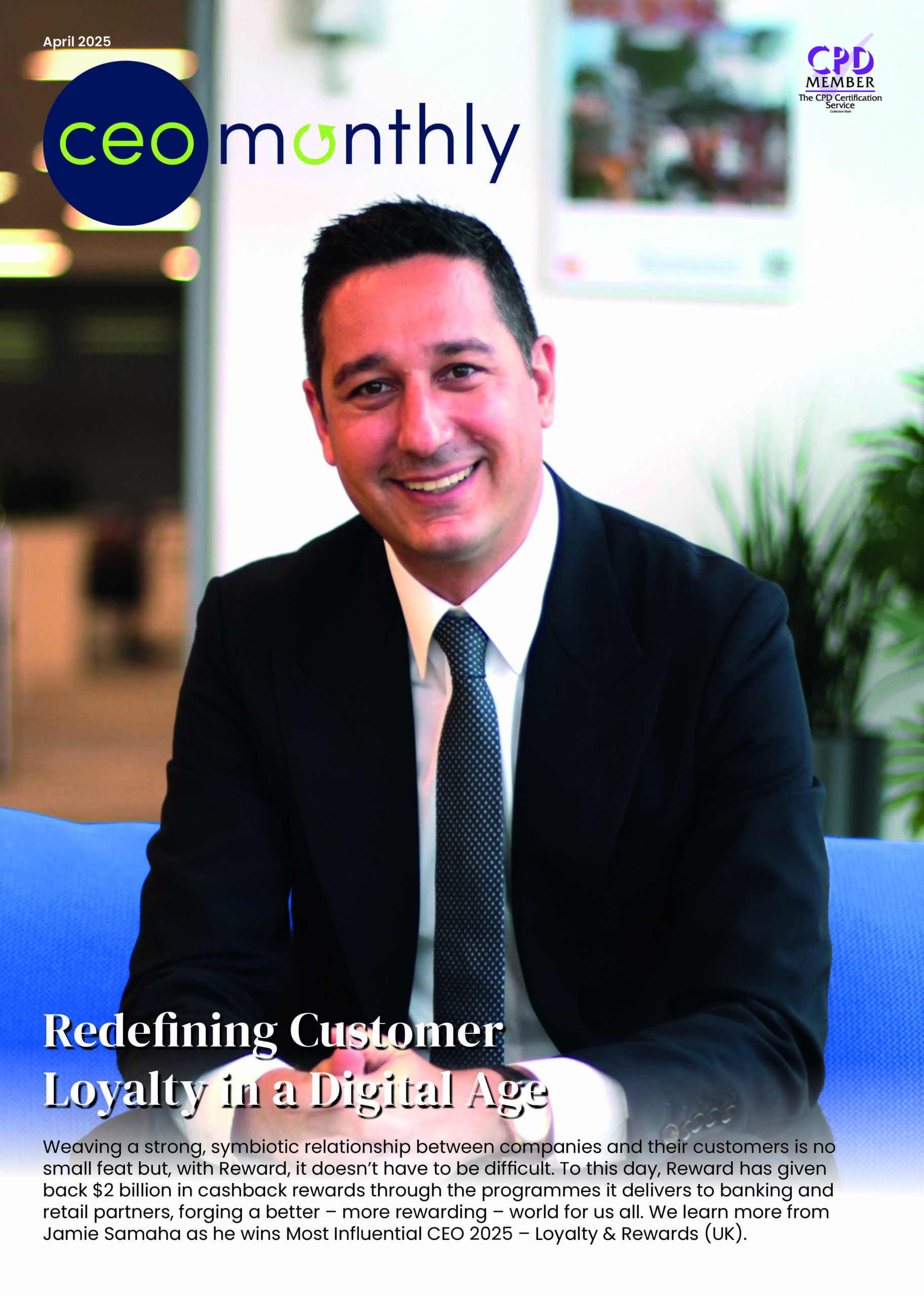 Magazine cover image - April 2025 | CEO Monthly