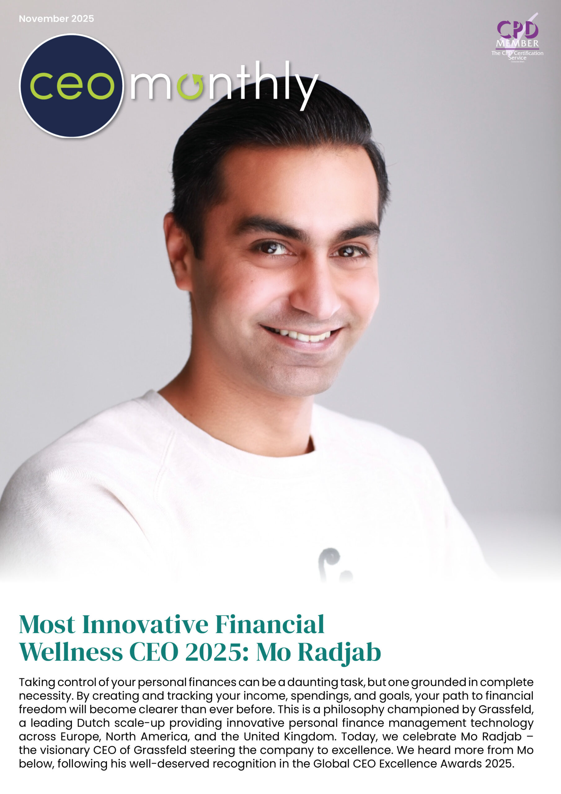 Magazine cover image - November 2025 | CEO Monthly