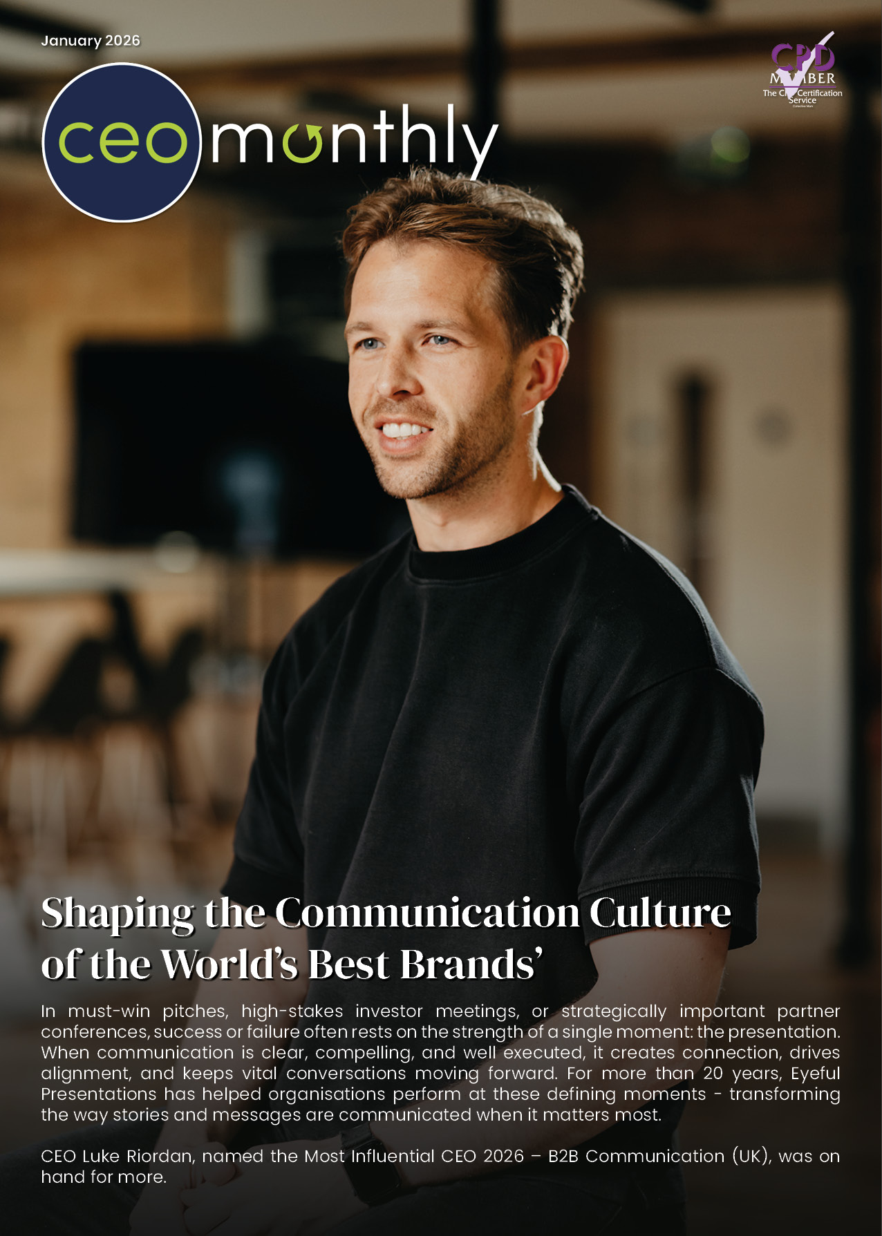 Magazine cover image - CEO Monthly – January 2026 | CEO Monthly