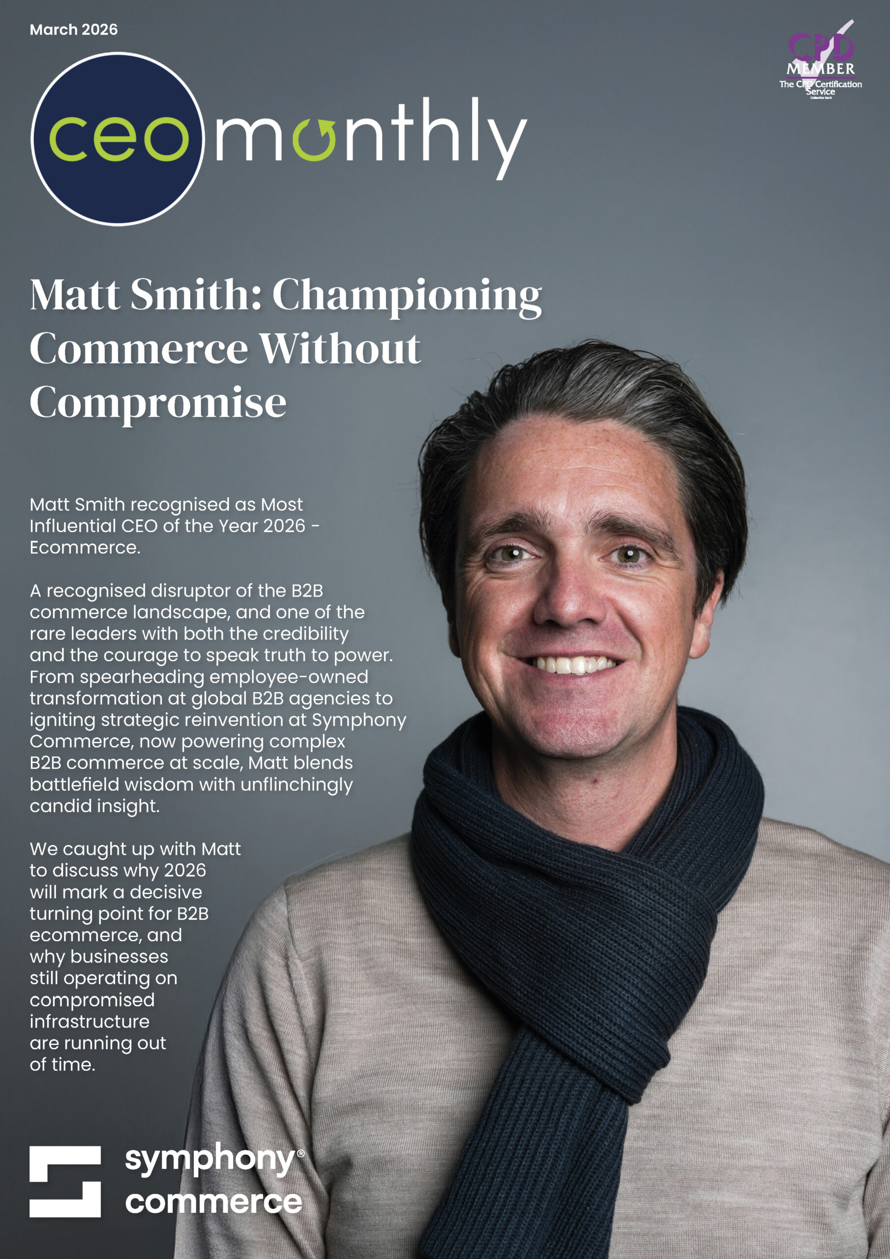 Magazine cover image - March 2026 | CEO Monthly