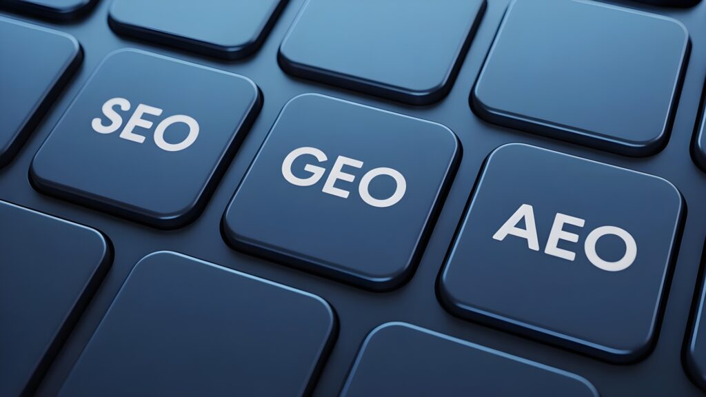 Post Thumbnail - SEO vs. GEO vs. AEO: Navigating the New Era of Search